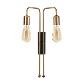 Opviq Mum - 3511 Lámpara de pared Dorado y Negro